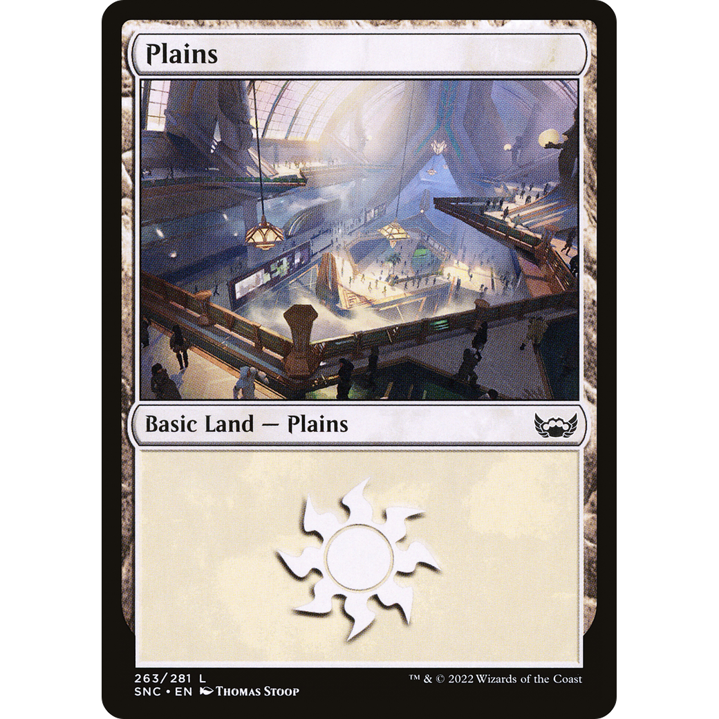 Plains (263) (SNC-263) - Streets of New Capenna Foil