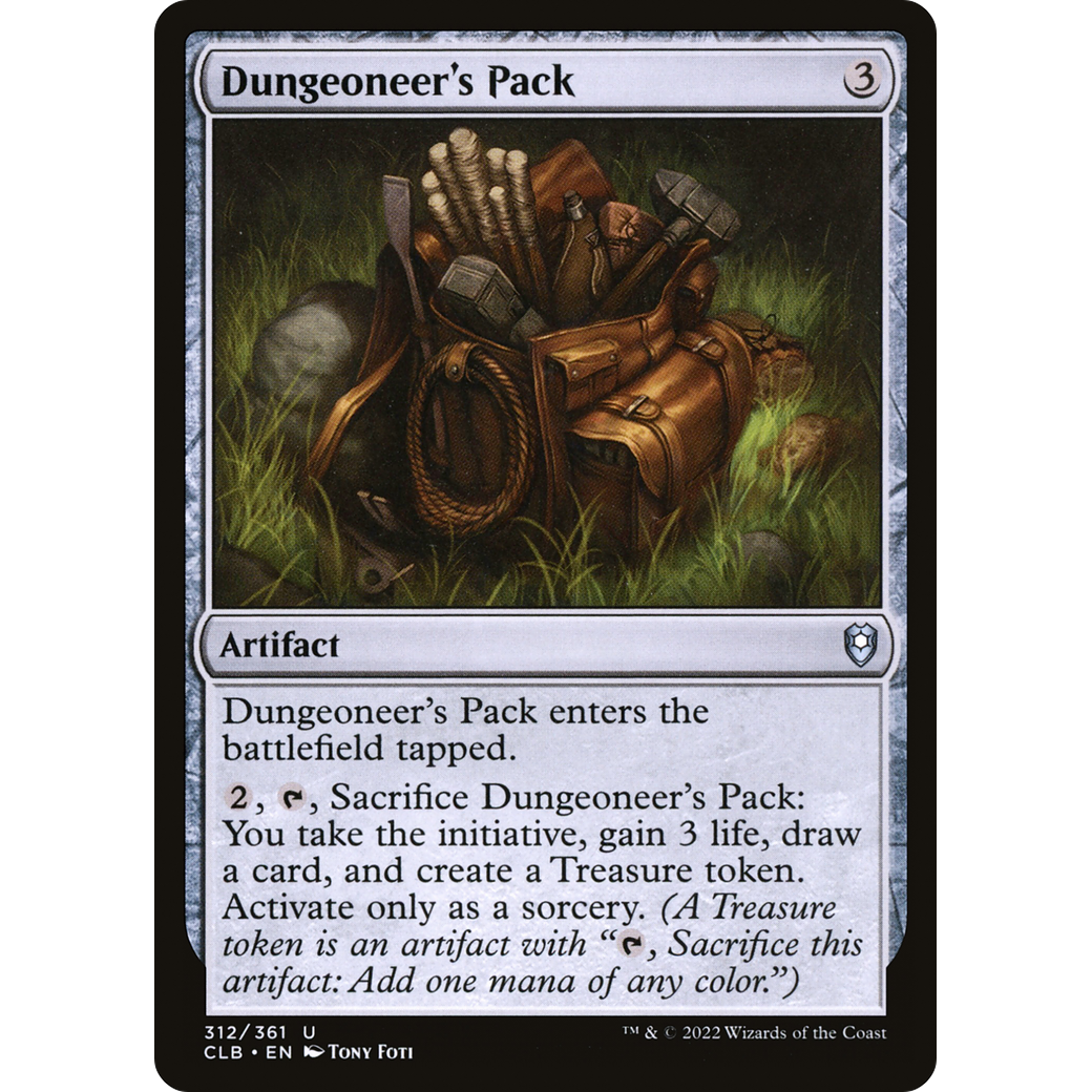 Dungeoneer's Pack (CLB-312) - Commander Legends: Battle for Baldur's Gate