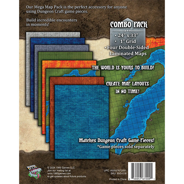 Dungeon Craft Battlemaps: Expeditions 4-Map Pack