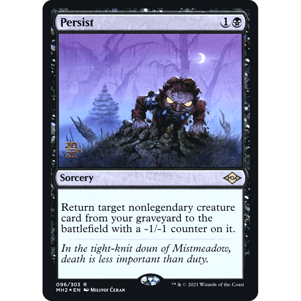 Persist (PRE-096) - Modern Horizons 2 Promos Foil