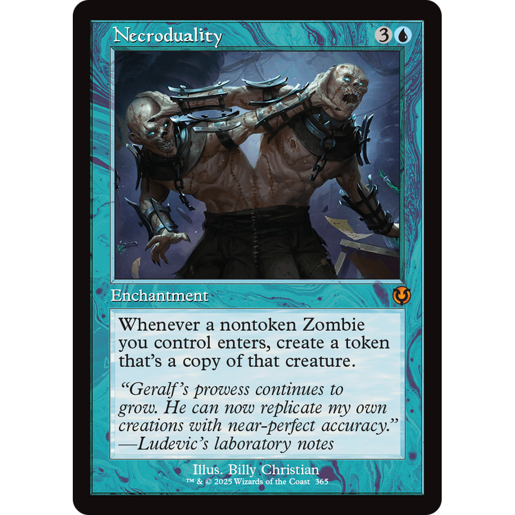 Necroduality (INR-365) - Innistrad Remastered: (enchantment) Foil