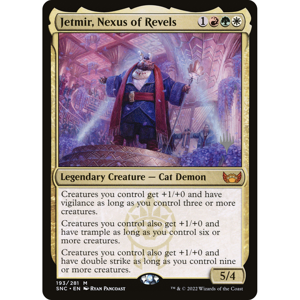 Jetmir, Nexus of Revels (PPSNC-193) - Streets of New Capenna Promos Foil