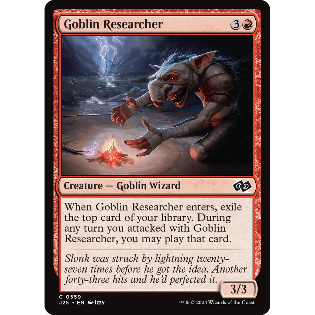 Goblin Researcher (J25-559) - Foundations Jumpstart