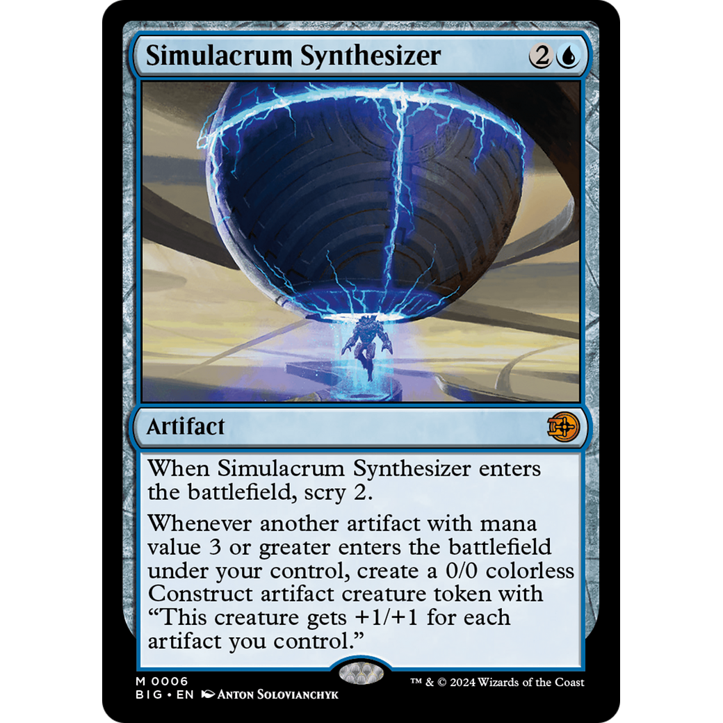 Simulacrum Synthesizer (BIG-006) - The Big Score Foil
