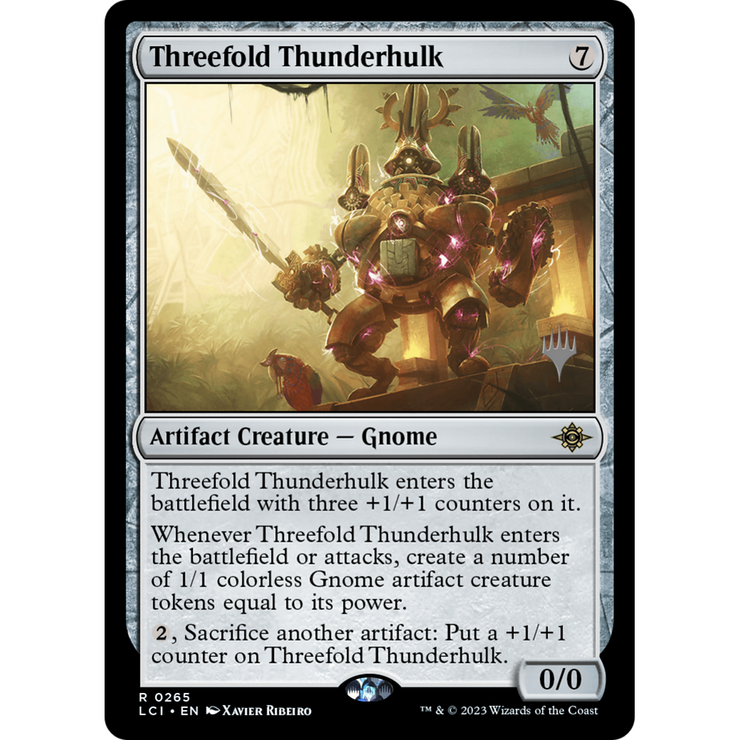Threefold Thunderhulk (PPLCI-265P) - The Lost Caverns of Ixalan Promos