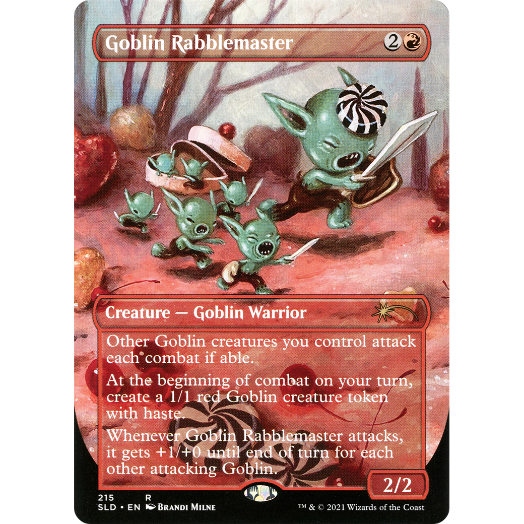 Goblin Rabblemaster (SLD-215) - Secret Lair Drop (Borderless)