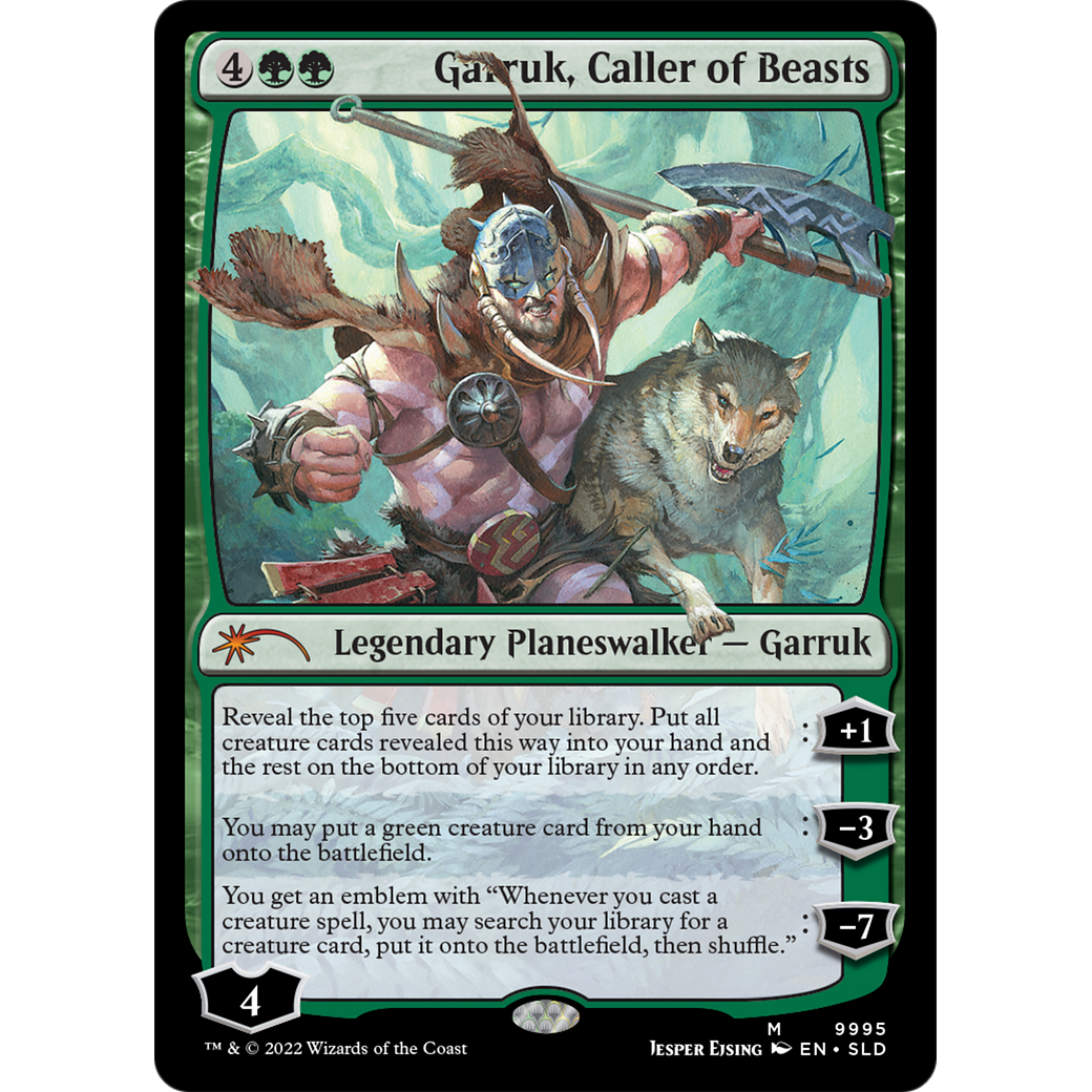 Garruk, Caller of Beasts (SLD-9995) - Secret Lair Drop