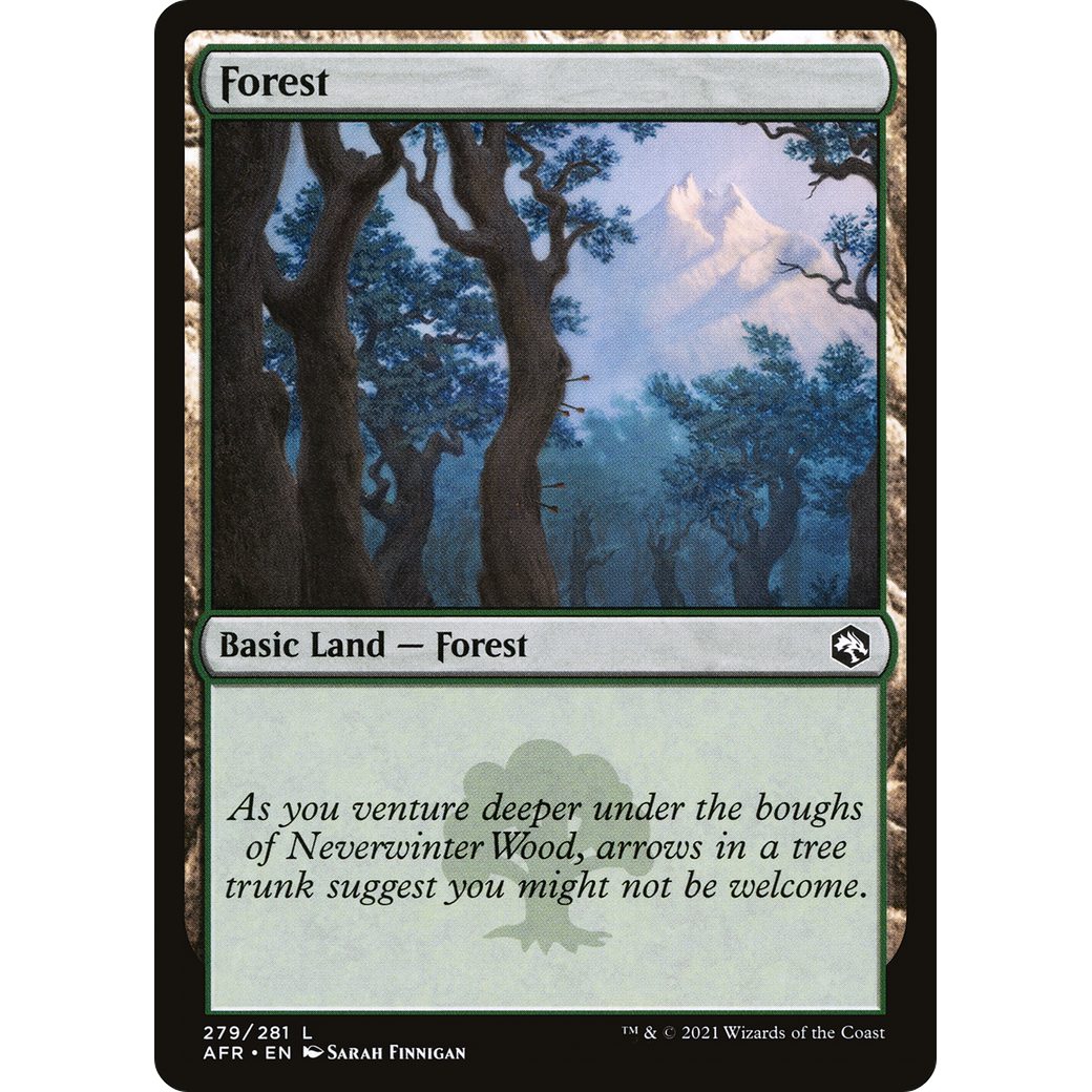Forest (279) (AFR-279) - Adventures in the Forgotten Realms Foil