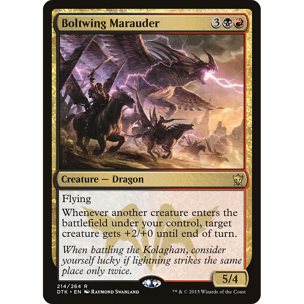 Boltwing Marauder (DTK-214) - Dragons of Tarkir Foil