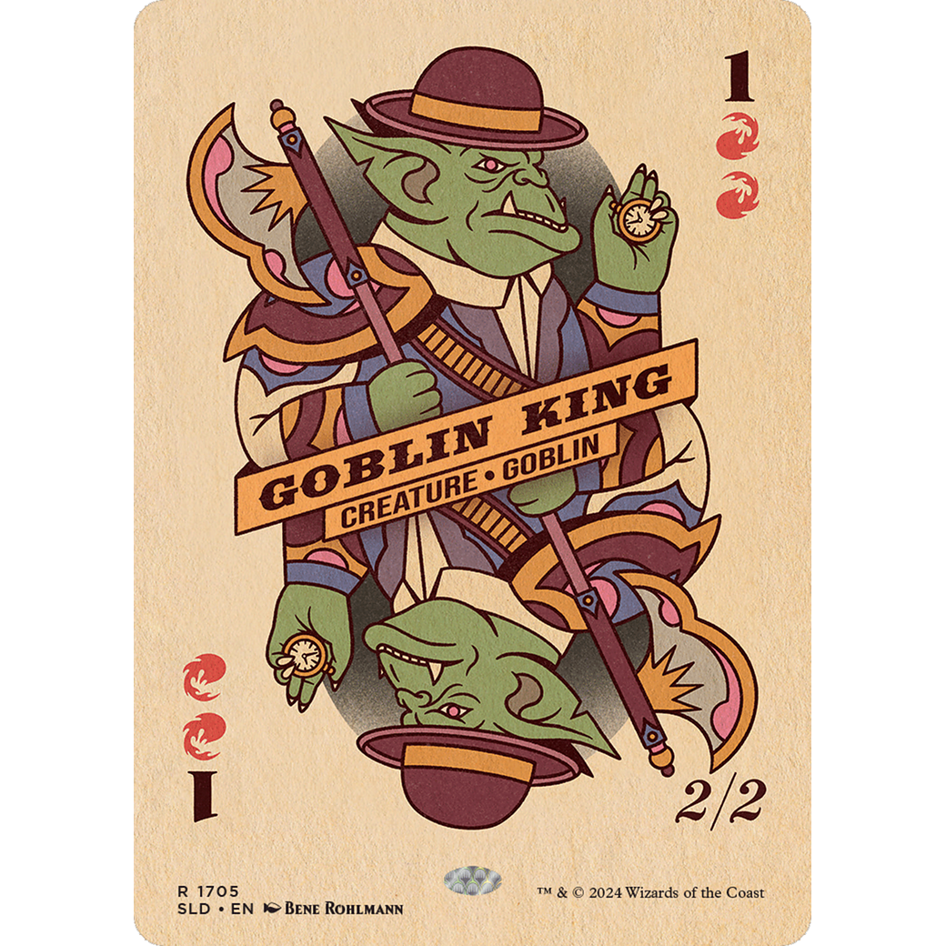Goblin King (1705) (SLD-1705) - Secret Lair Drop (Borderless)