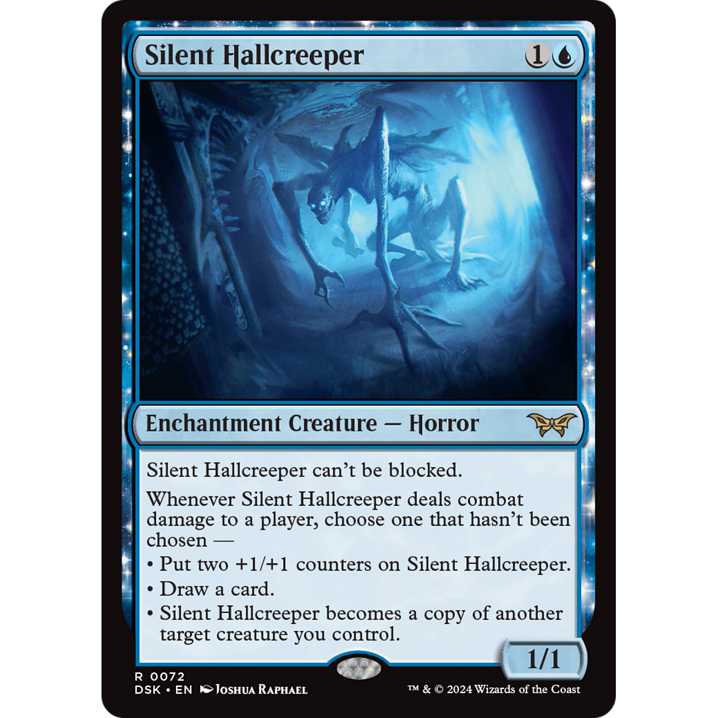 Silent Hallcreeper (DSK-072) - Duskmourn: House of Horror: (enchantment) Foil