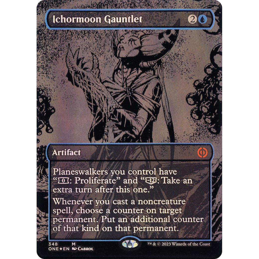 Ichormoon Gauntlet (ONE-348) - Phyrexia: All Will Be One (Borderless) Foil