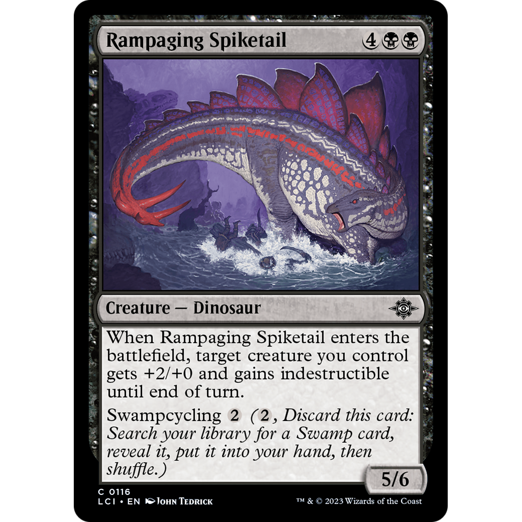 Rampaging Spiketail (LCI-116) - The Lost Caverns of Ixalan