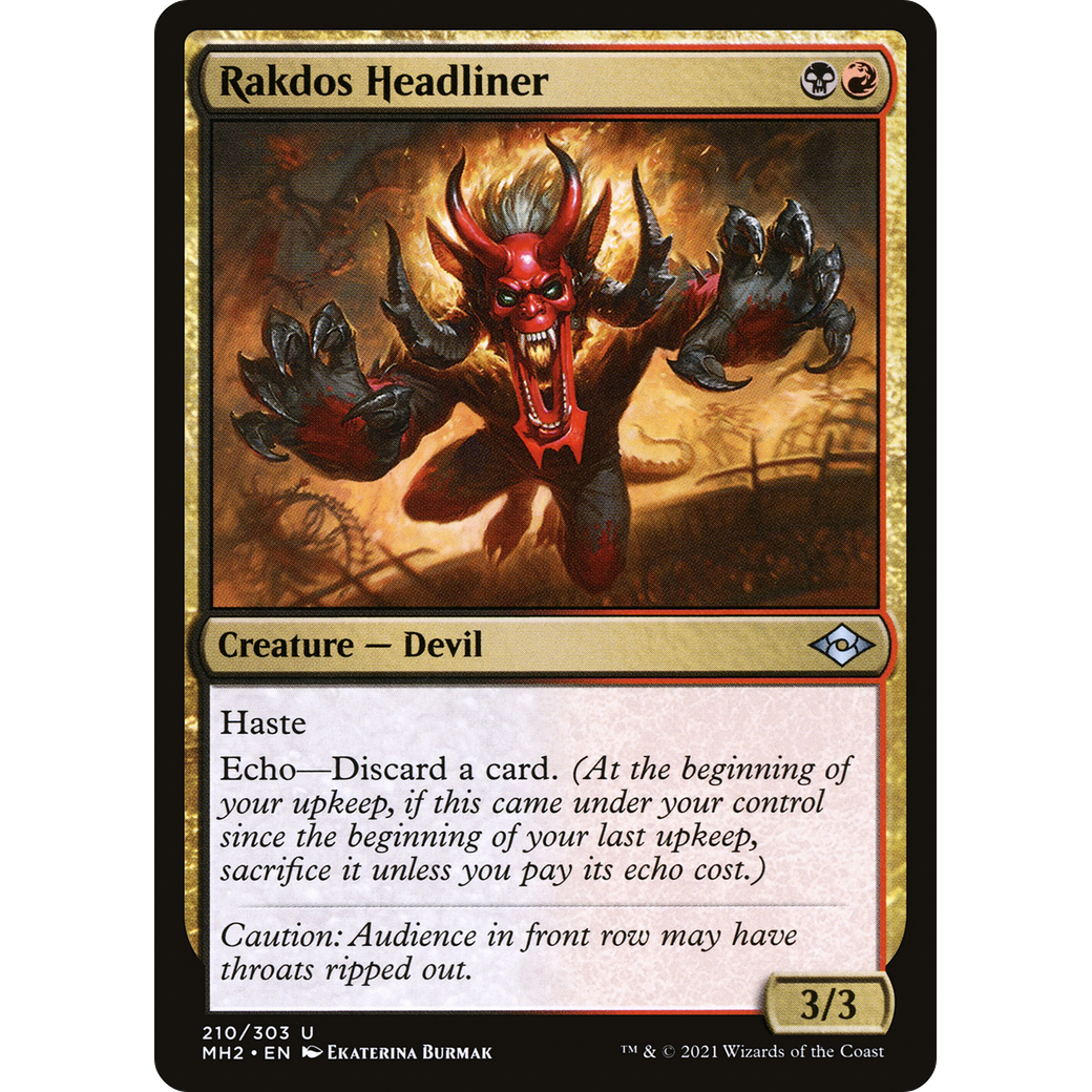 Rakdos Headliner (MH2-210) - Modern Horizons 2