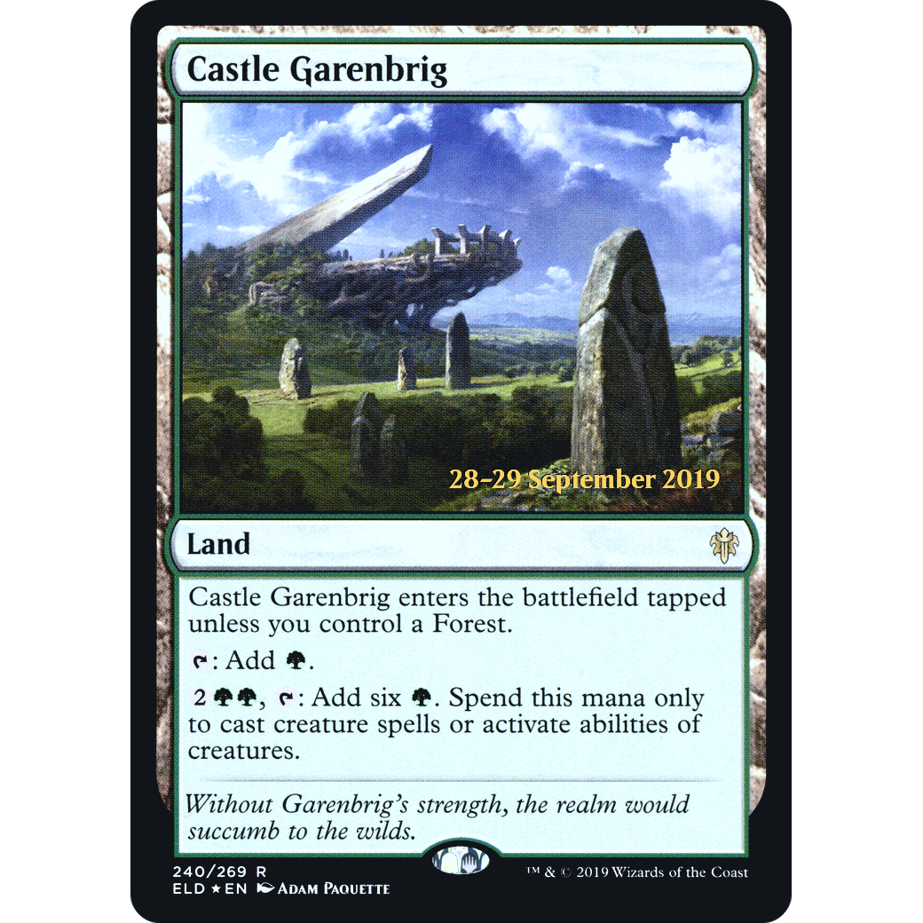 Castle Garenbrig (PRE-240) - Throne of Eldraine Promos Foil
