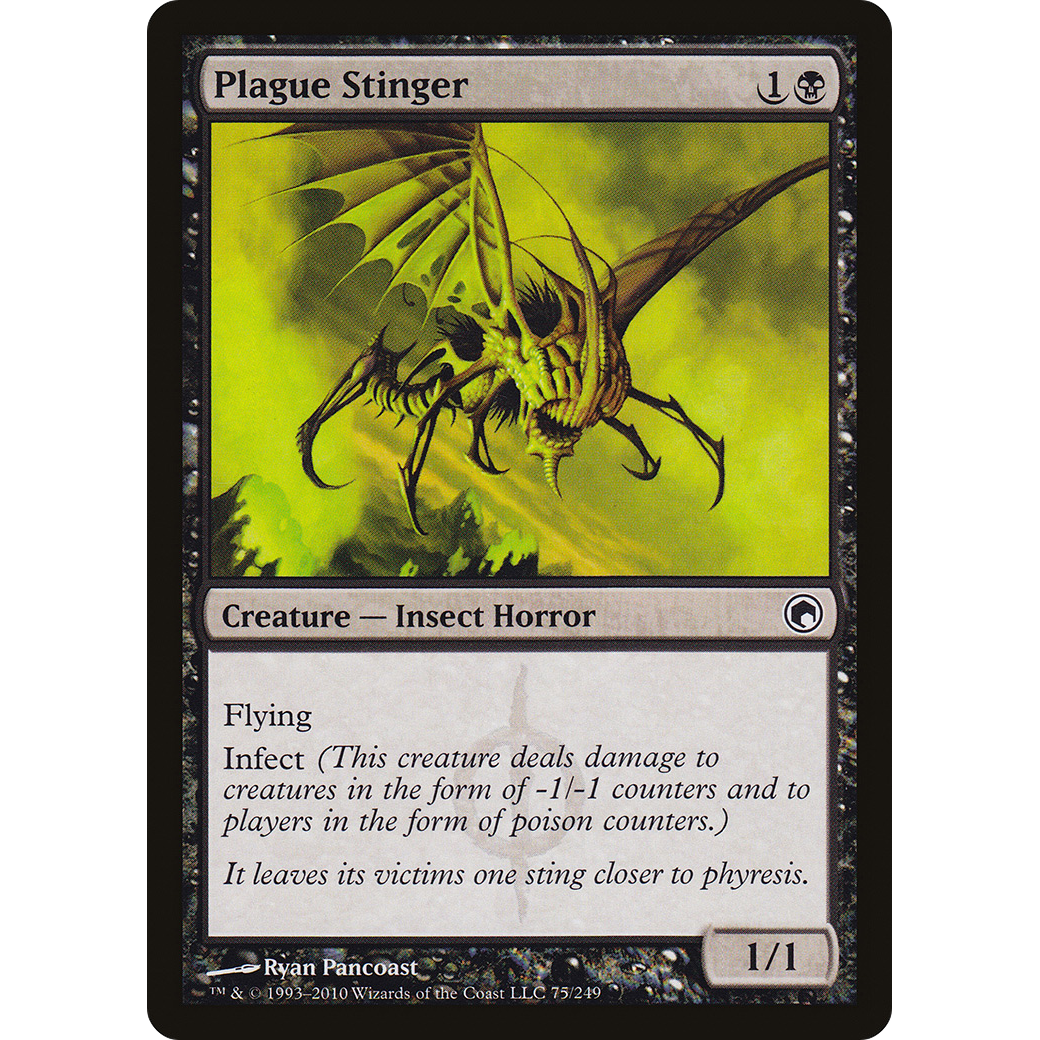 Plague Stinger (SOM-075) - Scars of Mirrodin