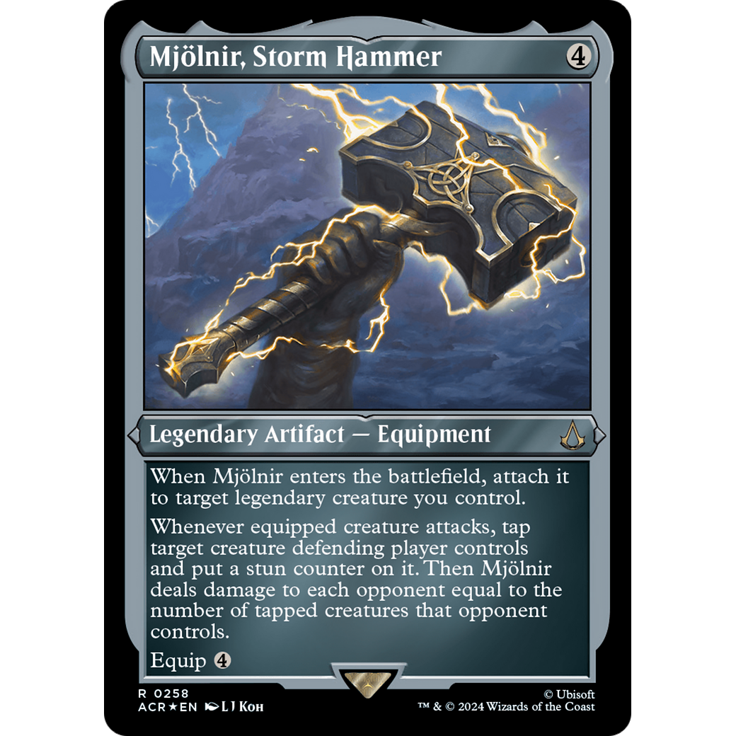Mjölnir, Storm Hammer (ACR-258) - Assassin's Creed Etched Foil