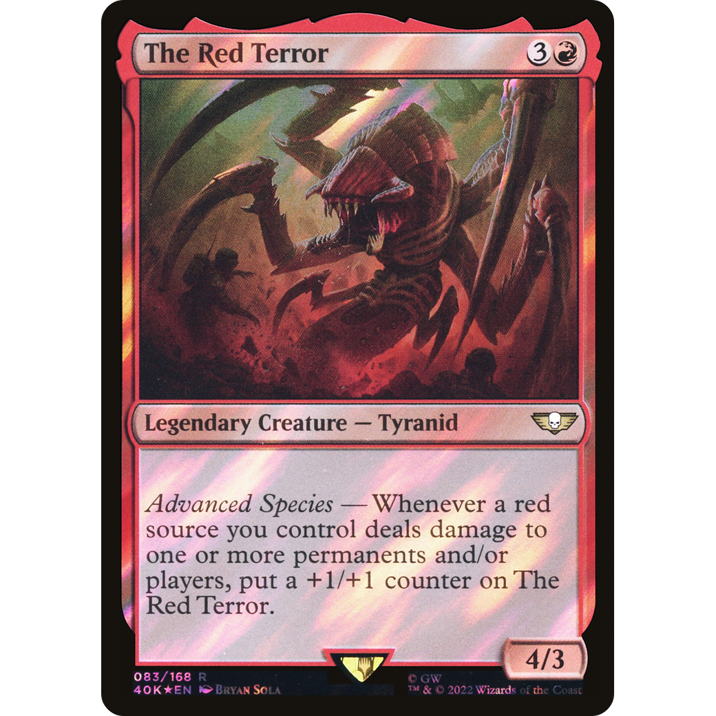The Red Terror (40K-083) - Warhammer 40,000 Commander Foil