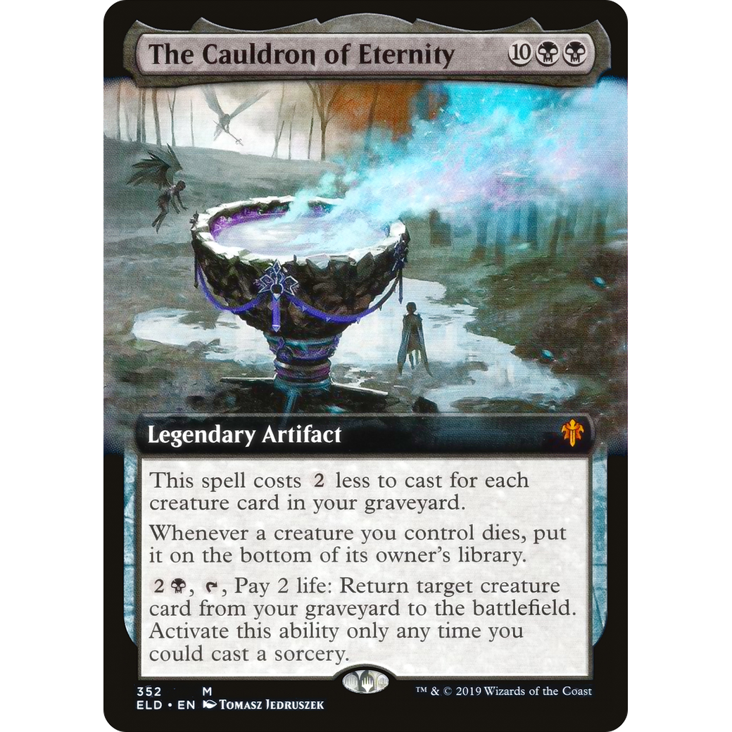 The Cauldron of Eternity (Extended Art) (ELD-352) - Throne of Eldraine: (Extended Art) Foil