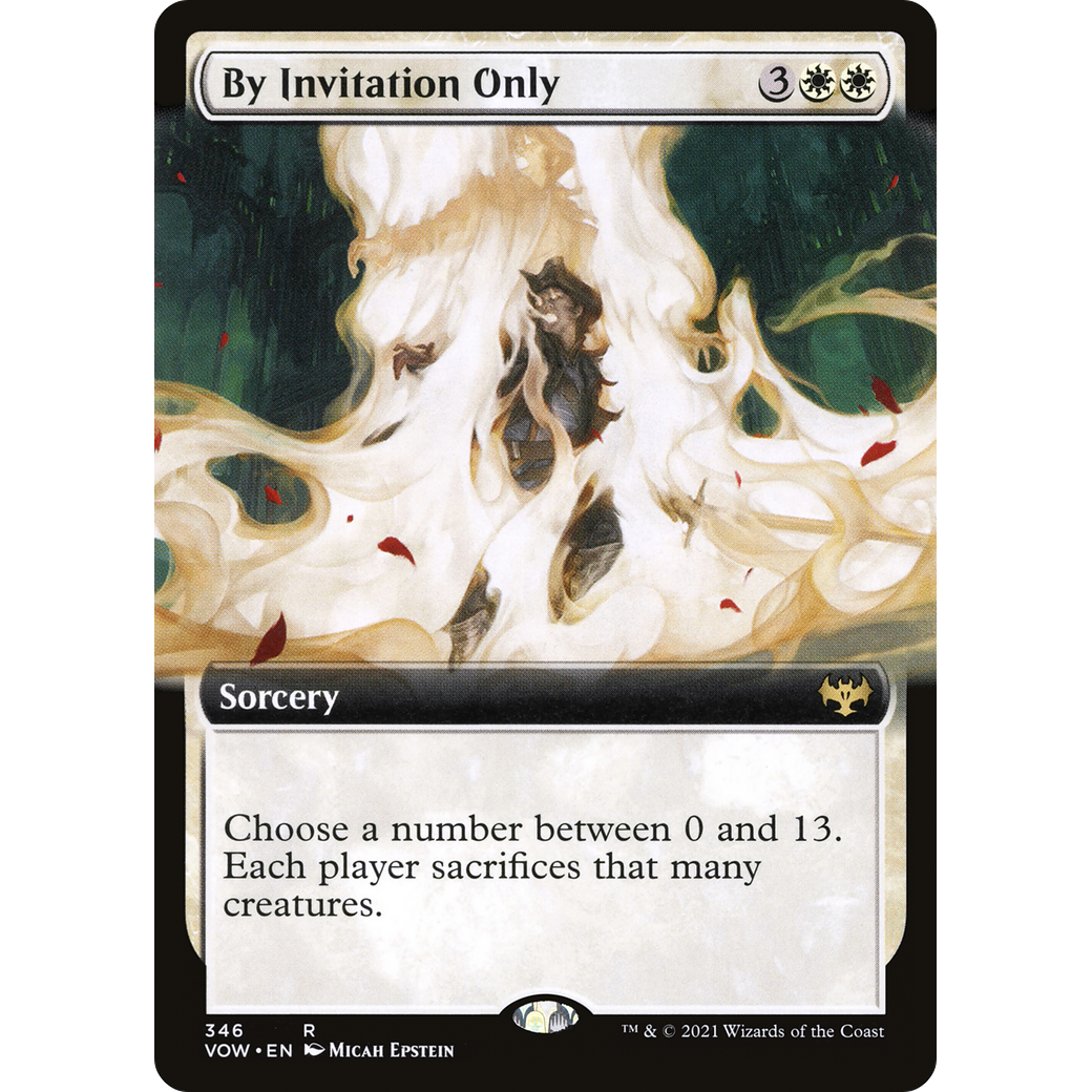 By Invitation Only (Extended Art) (VOW-346) - Innistrad: Crimson Vow: (Extended Art)