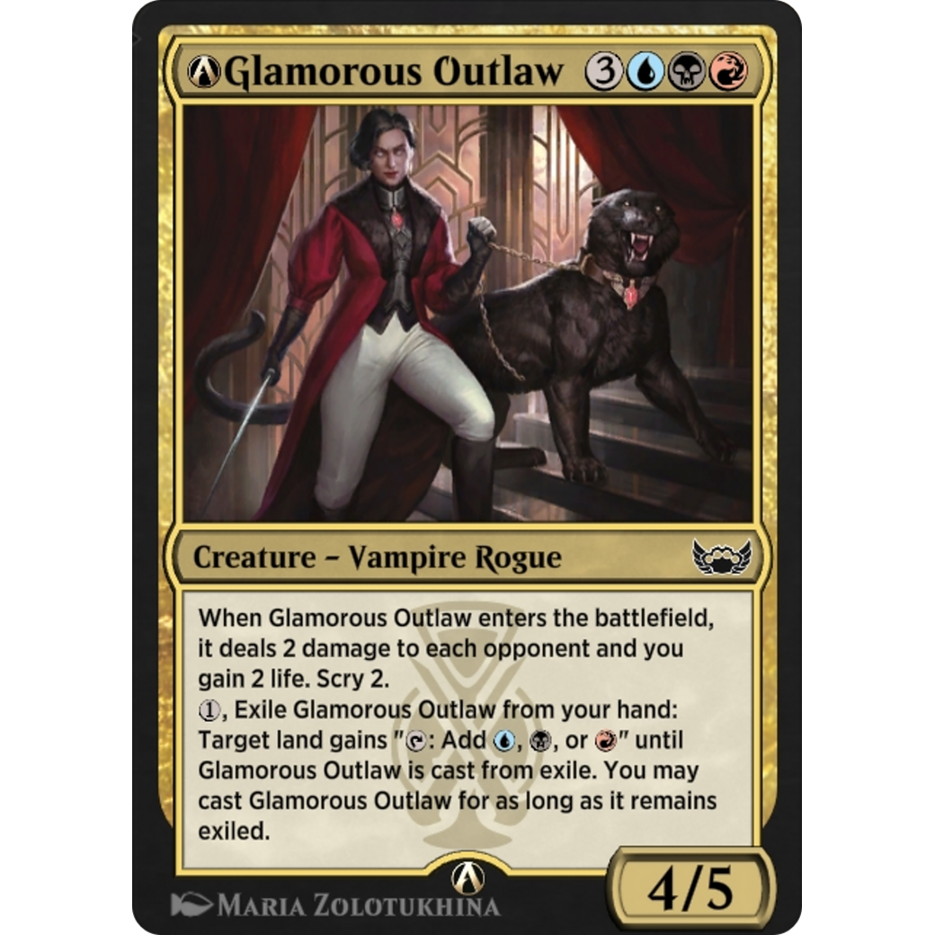 A-Glamorous Outlaw (SNC-A-190) - Streets of New Capenna