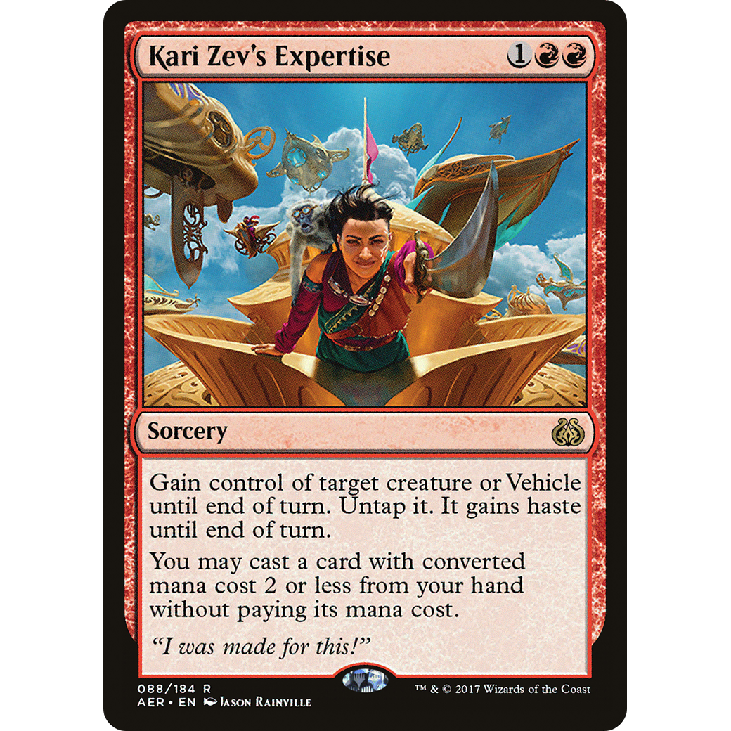 Kari Zev's Expertise (AER-088) - Aether Revolt