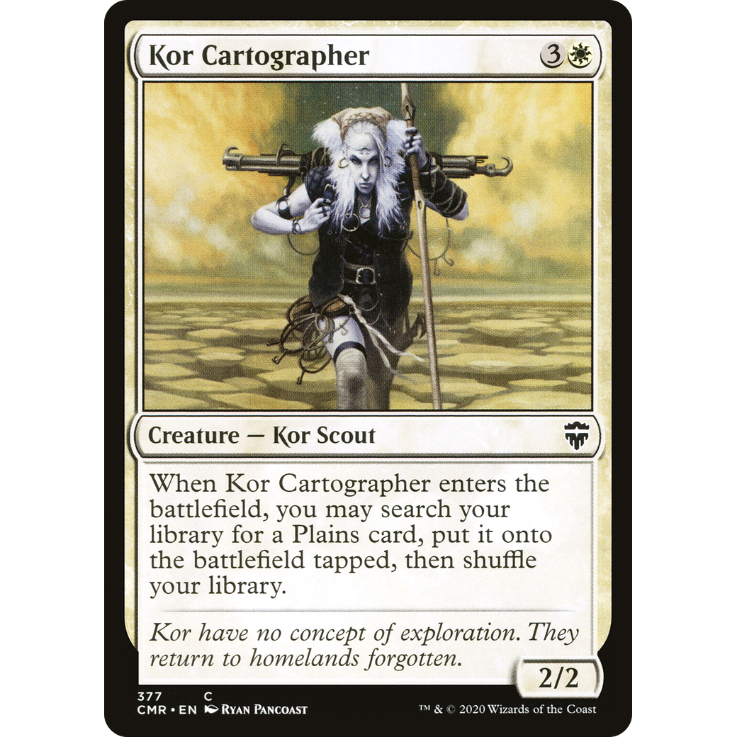 Kor Cartographer (377) (CMR-377) - Commander Legends