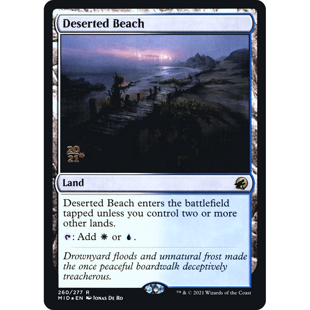 Deserted Beach (PRE-260) - Innistrad: Midnight Hunt Promos Foil