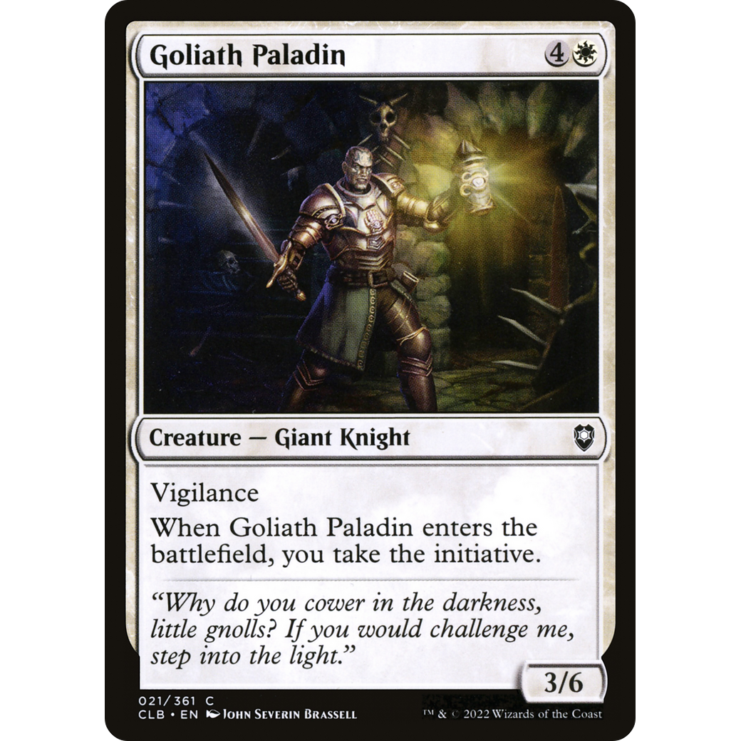 Goliath Paladin (CLB-021) - Commander Legends: Battle for Baldur's Gate