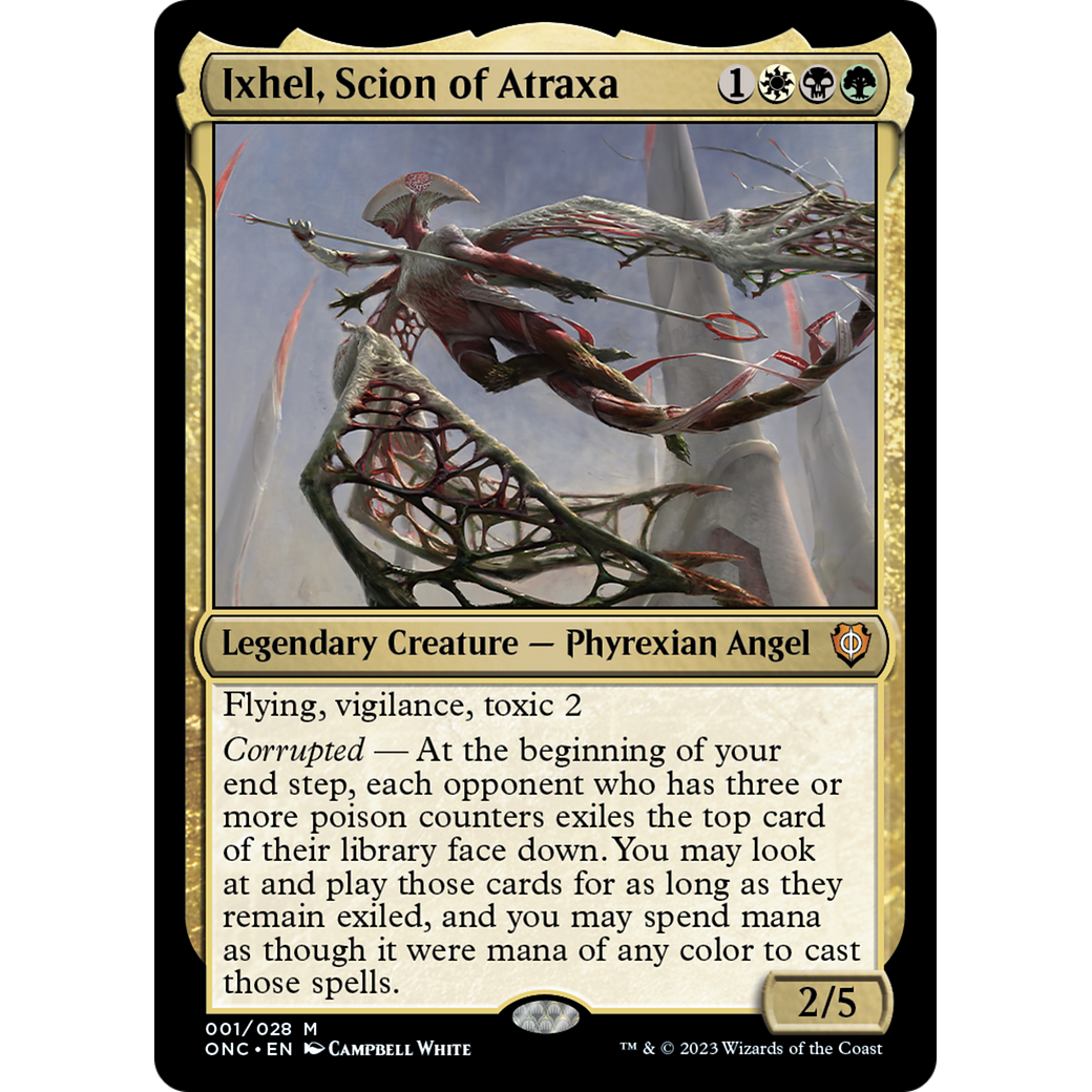 Ixhel, Scion of Atraxa (ONC-001) - Phyrexia: All Will Be One Commander Foil