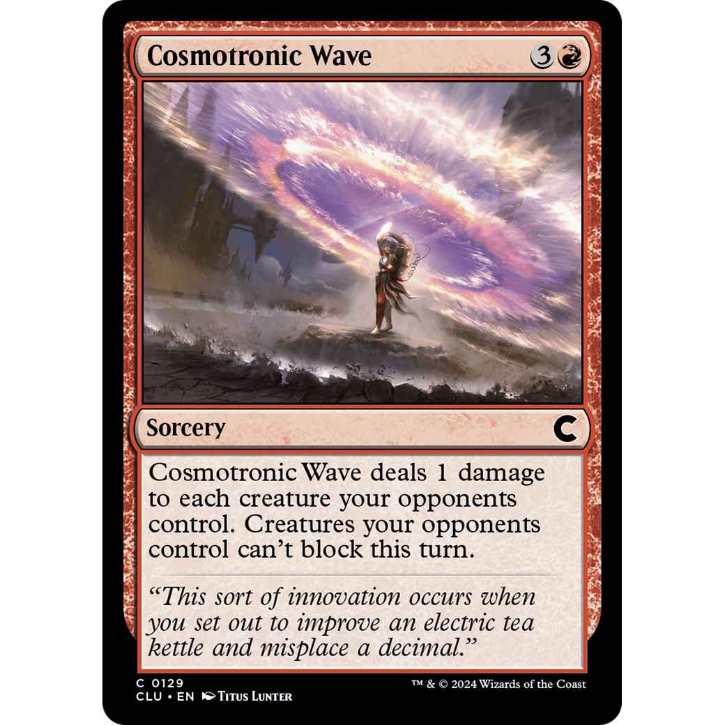 Cosmotronic Wave (CLU-129) - Ravnica: Clue Edition