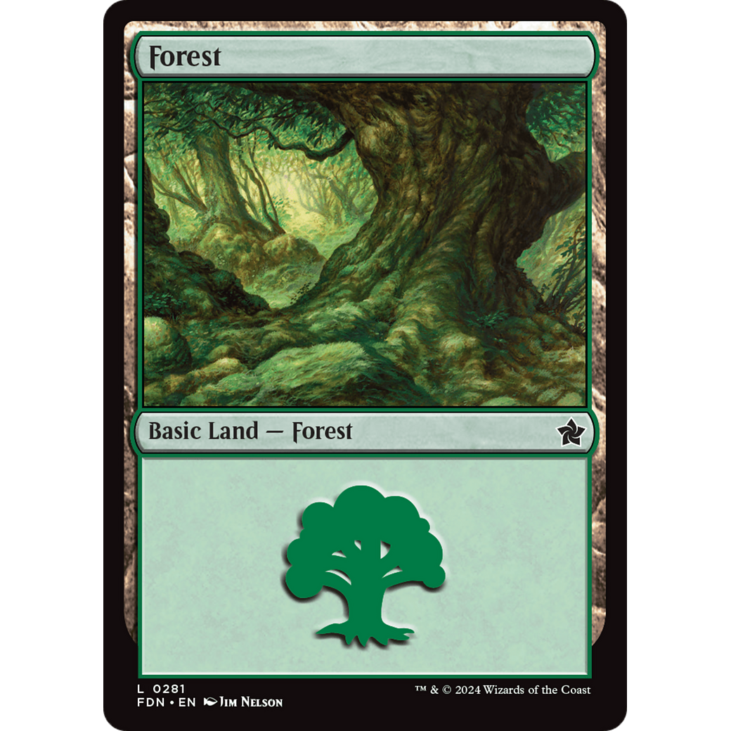 Forest (FDN-281) - Foundations Foil
