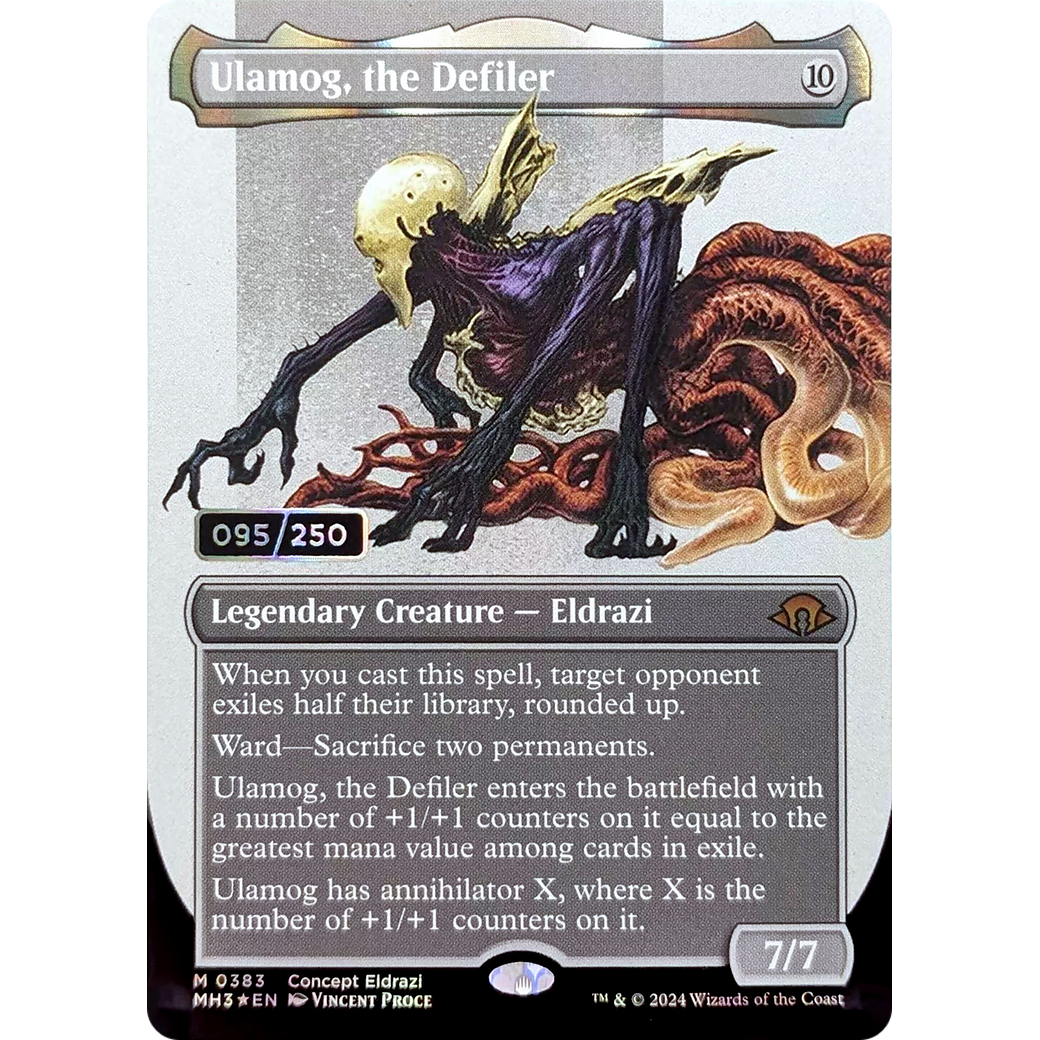 Ulamog, the Defiler (MH3-383Z) - Modern Horizons 3 (Borderless) Foil