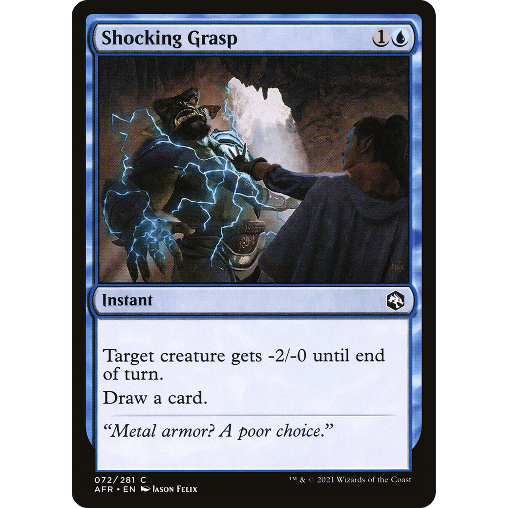 Shocking Grasp (AFR-072) - Adventures in the Forgotten Realms Foil