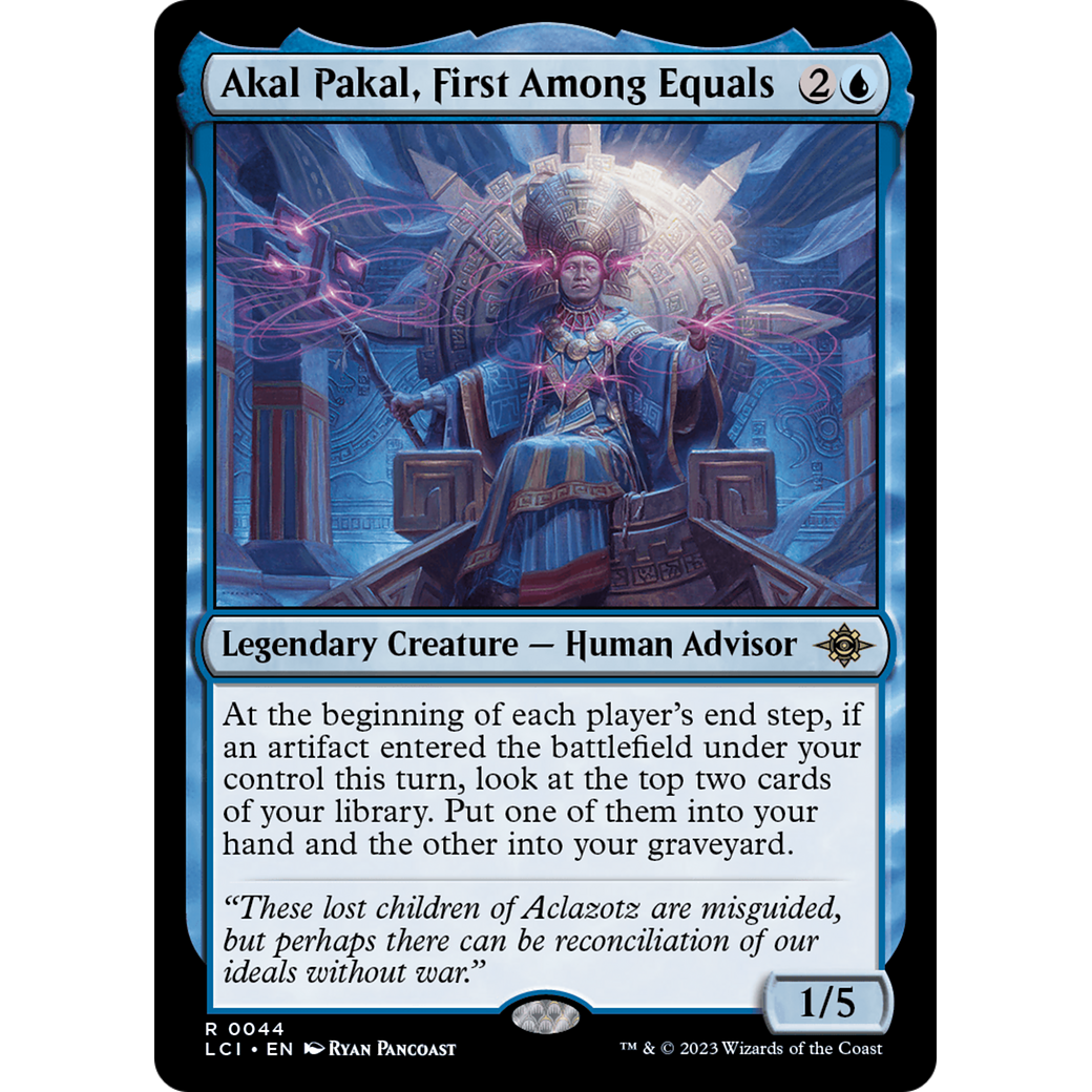 Akal Pakal, First Among Equals (LCI-044) - The Lost Caverns of Ixalan Foil