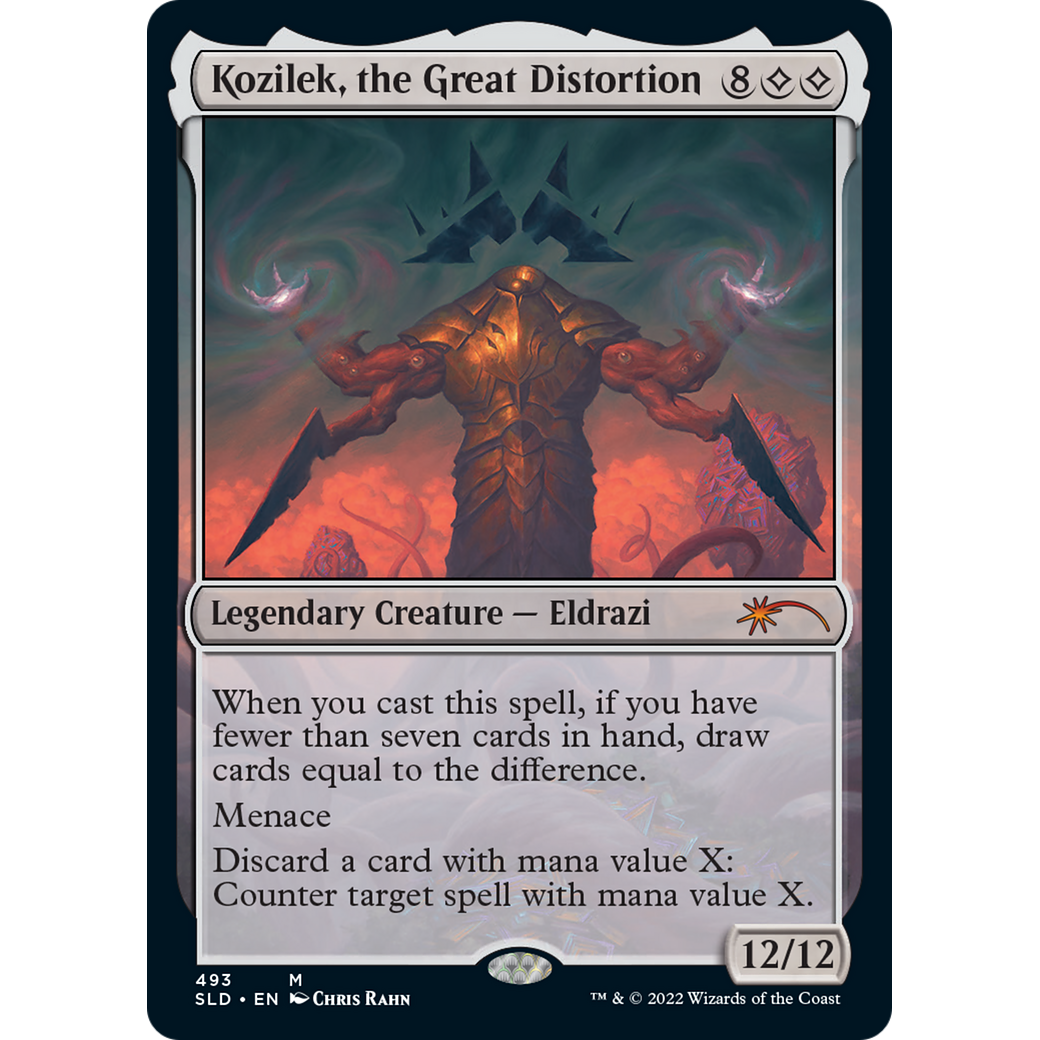 Kozilek, the Great Distortion (SLD-493) - Secret Lair Drop Foil