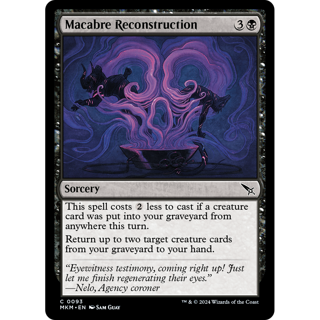 Macabre Reconstruction (MKM-093) - Murders at Karlov Manor Foil