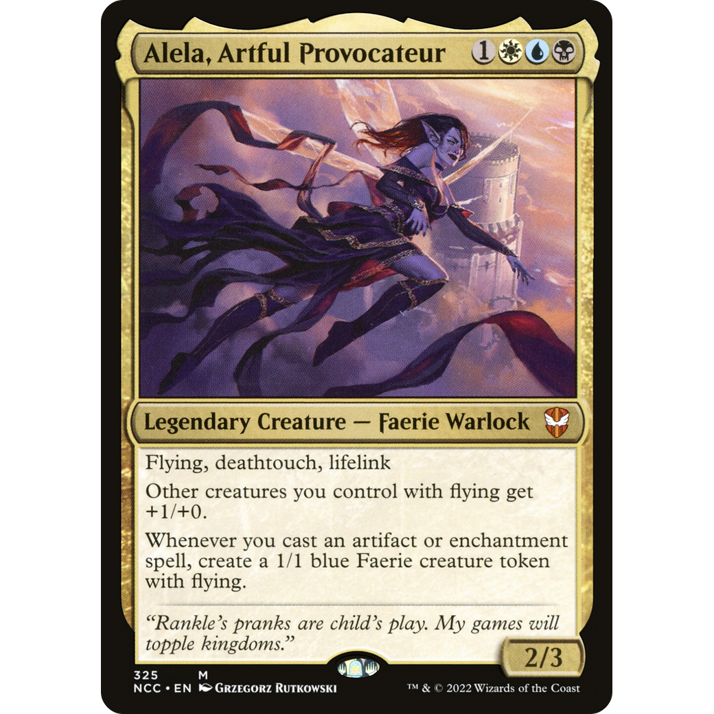 Alela, Artful Provocateur (NCC-325) - New Capenna Commander