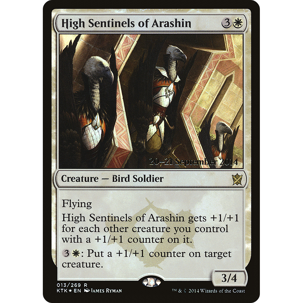 High Sentinels of Arashin (PRE-013) - Khans of Tarkir Promos Foil