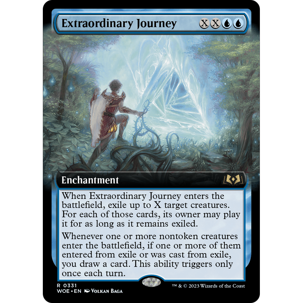 Extraordinary Journey (WOE-331) - Wilds of Eldraine: (Extended Art)