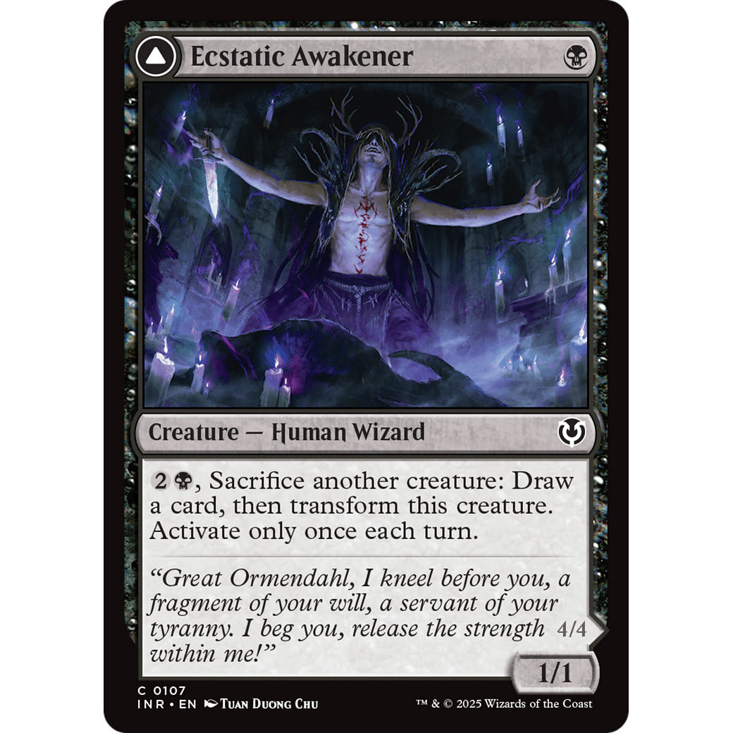 Ecstatic Awakener // Awoken Demon (INR-107) - Innistrad Remastered