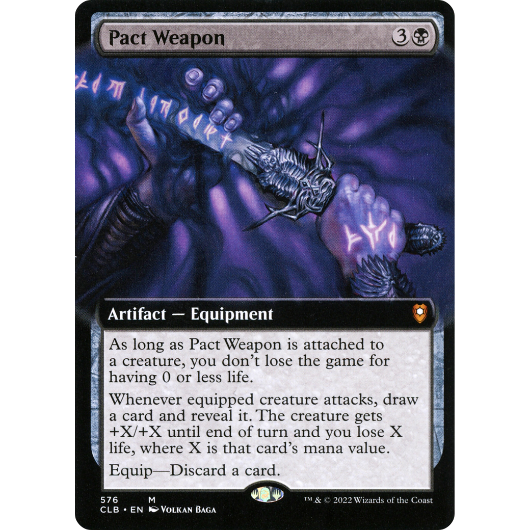 Pact Weapon (CLB-576) - Commander Legends: Battle for Baldur's Gate: (Extended Art) Foil