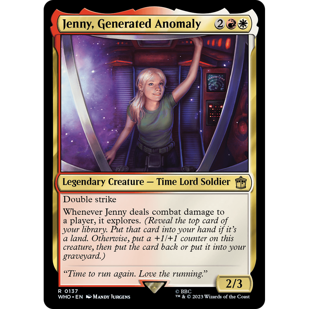 Jenny, Generated Anomaly (WHO-137) - Doctor Who