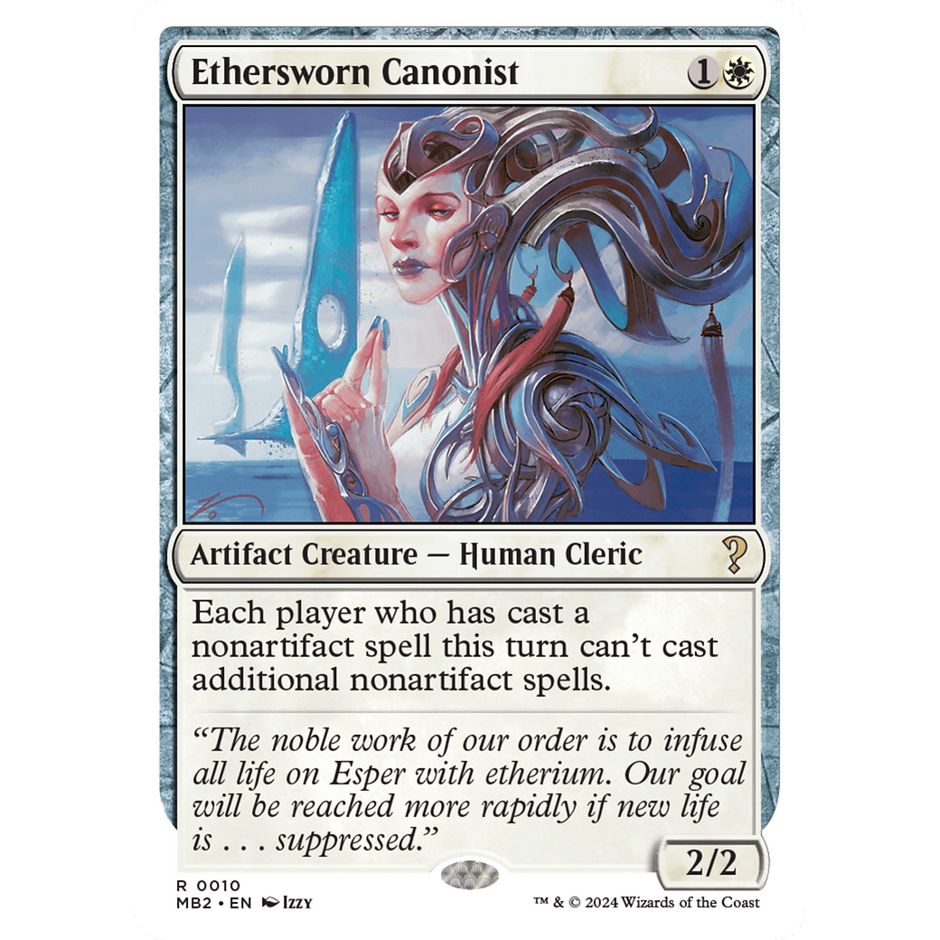 Ethersworn Canonist (White Border) (MB2-010) - Mystery Booster 2