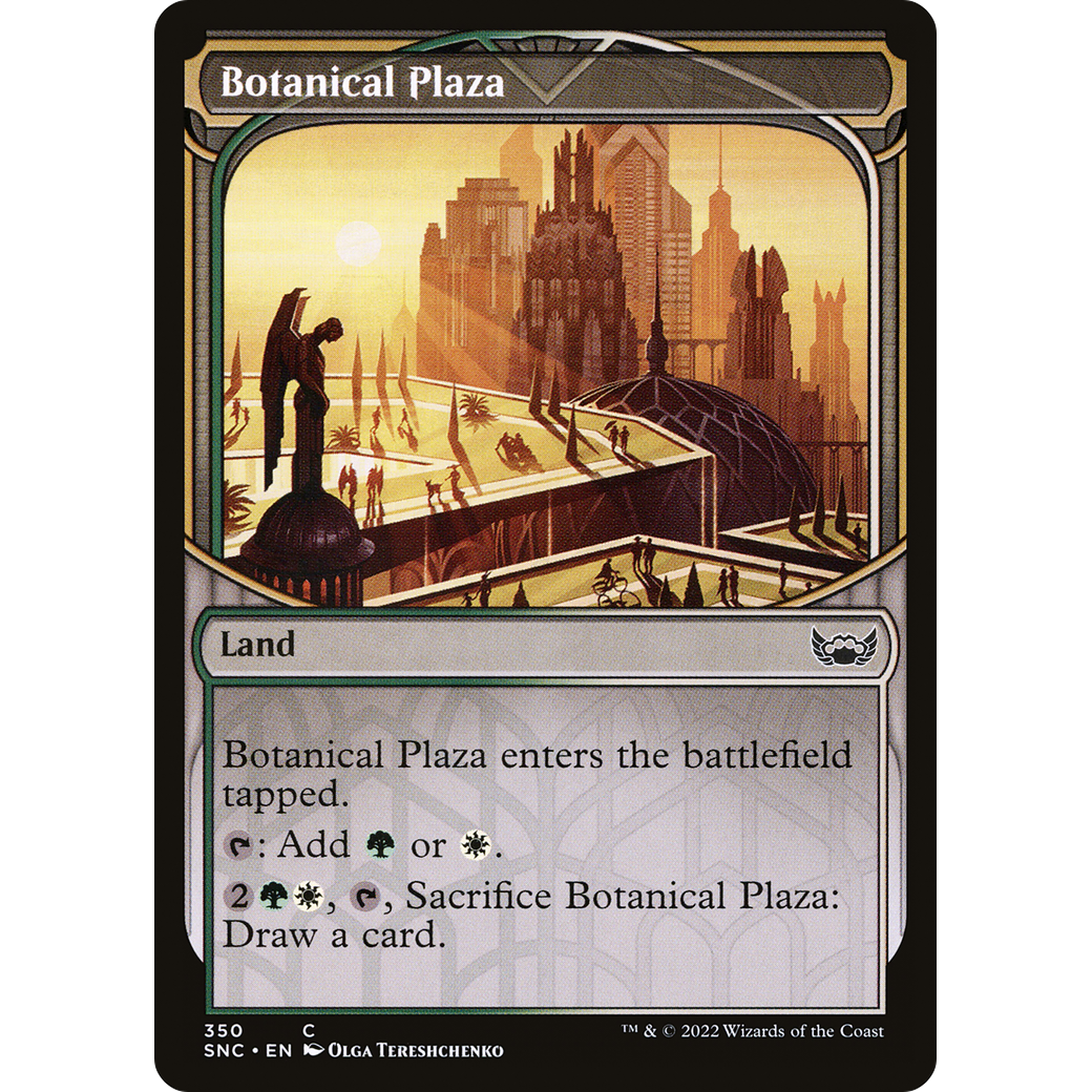 Botanical Plaza (Showcase) (SNC-350) - Streets of New Capenna: (Showcase)
