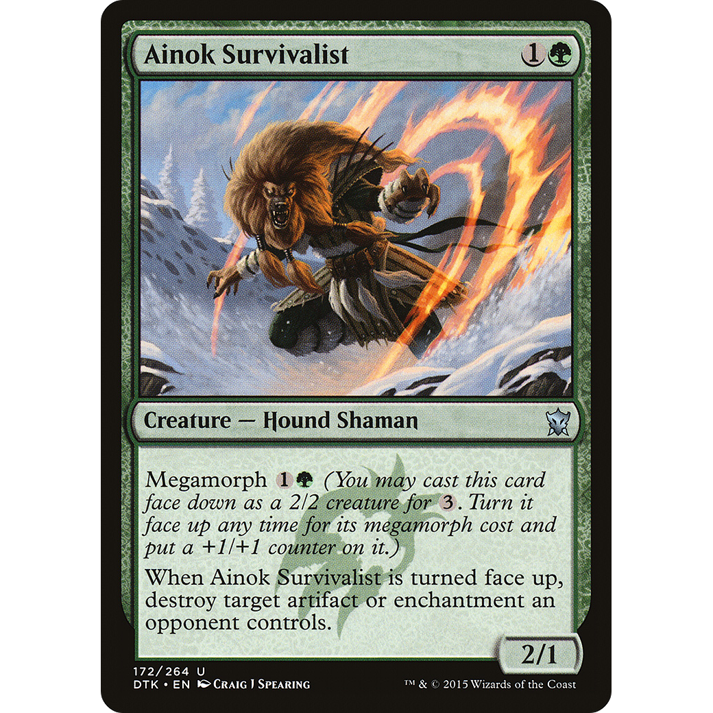 Ainok Survivalist (DTK-172) - Dragons of Tarkir Foil