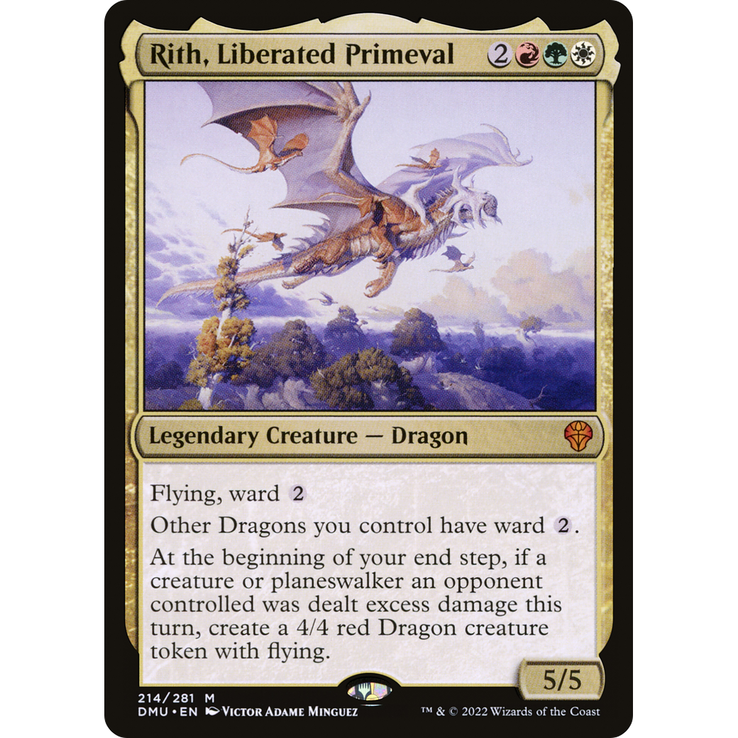 Rith, Liberated Primeval (DMU-214) - Dominaria United Foil