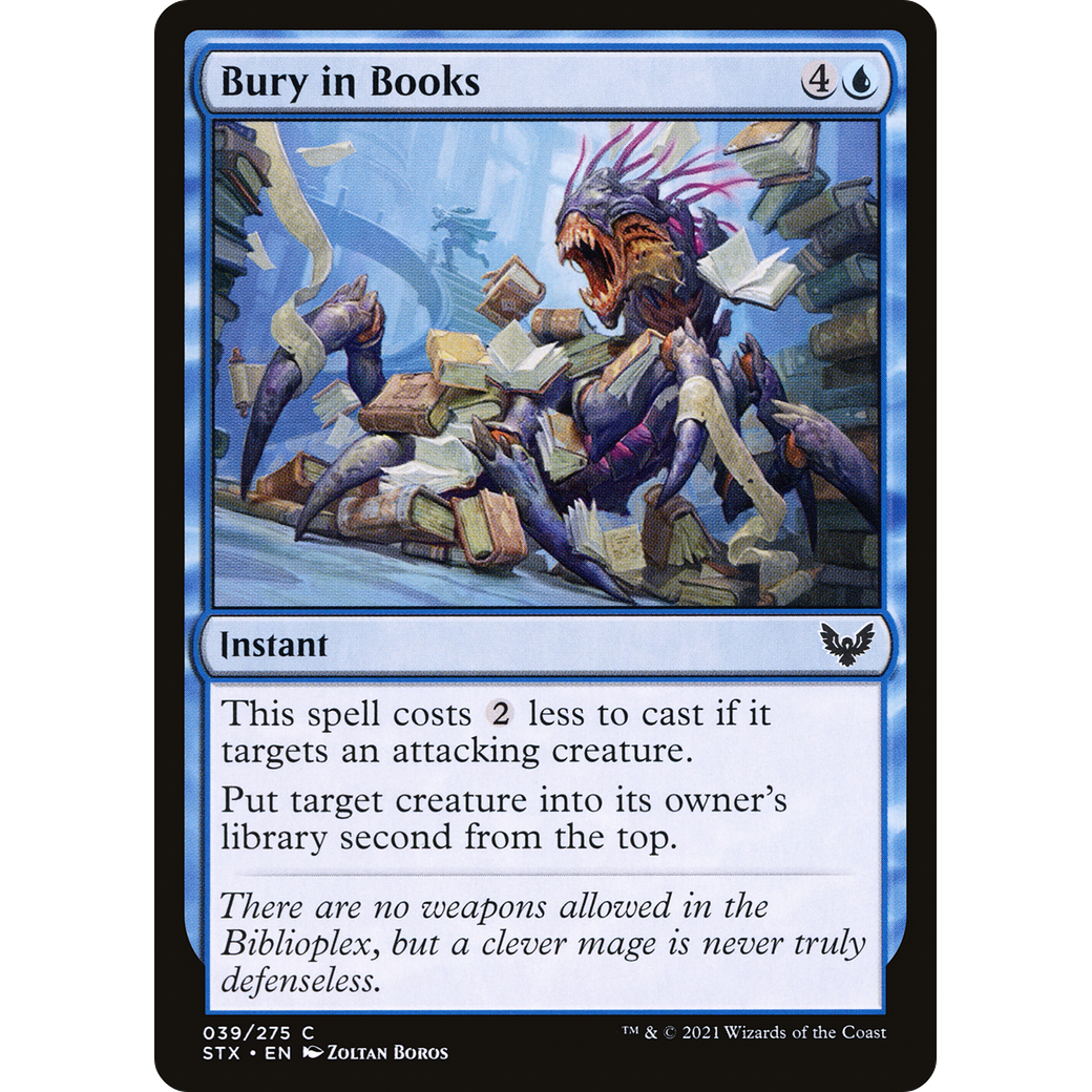 Bury in Books (STX-039) - Strixhaven: School of Mages Foil