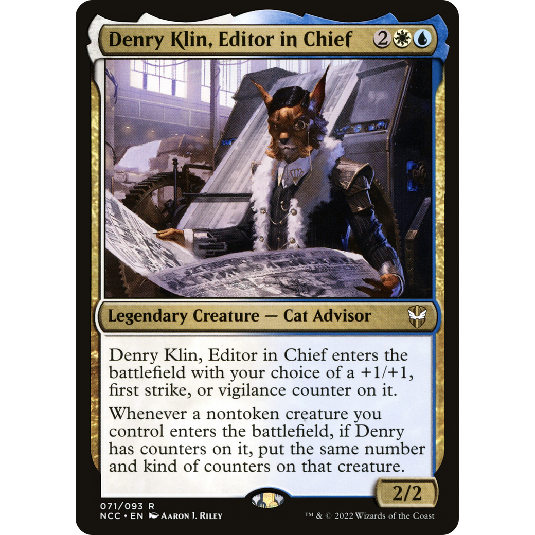 Denry Klin, Editor in Chief (NCC-071) - New Capenna Commander