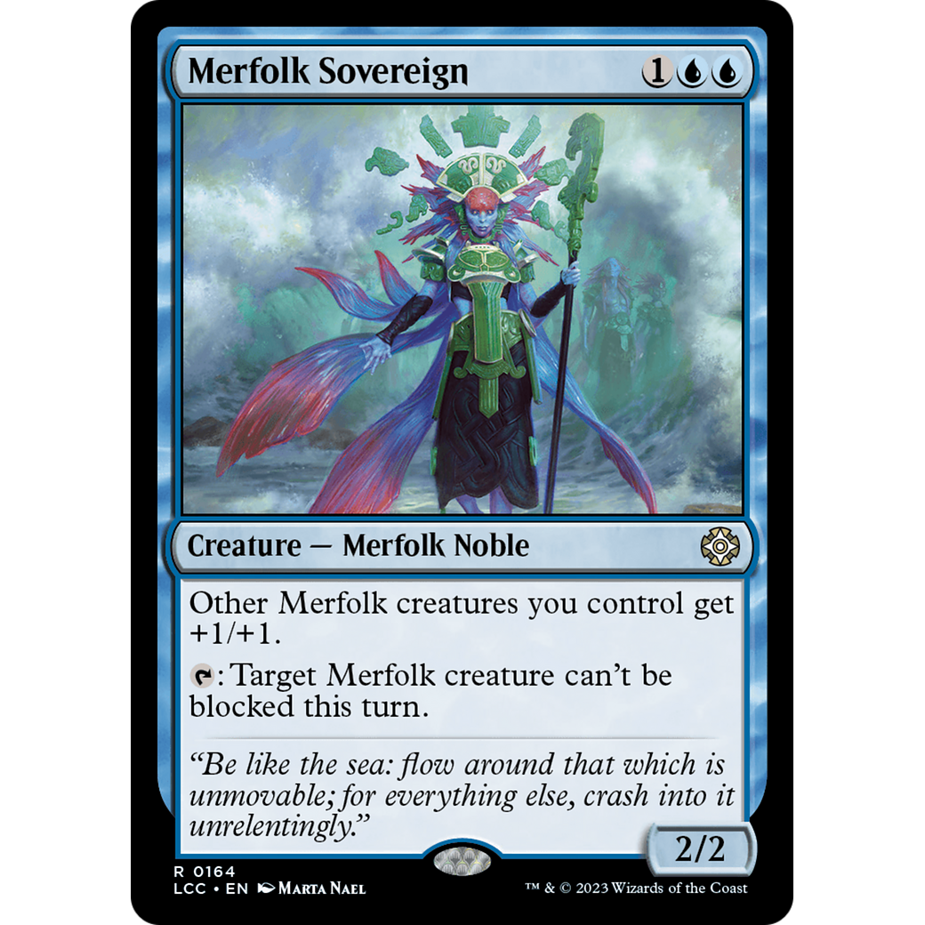 Merfolk Sovereign (LCC-164) - The Lost Caverns of Ixalan Commander